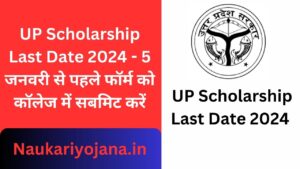 UP Scholarship Last Date 2024: 5 जनवरी से पहले फॉर्म को कॉलेज में सबमिट करें