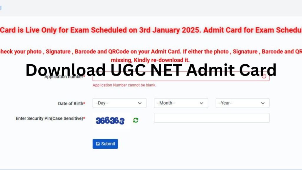 NTA UGC NET Admit Card जारी: ऐसे करें डाउनलोड
